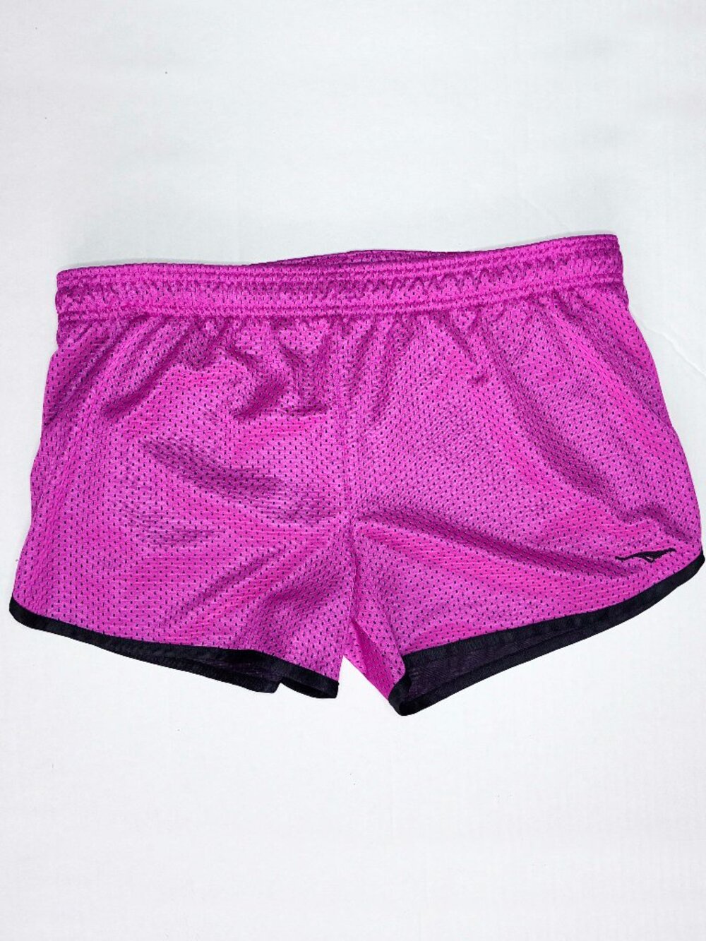 Mesh Running Shorts - Hot Pink & Black - Size Large